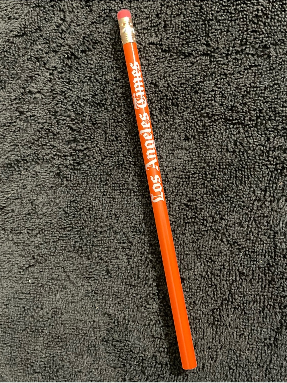 RARE Vintage Los Angeles Times Orange Pencil